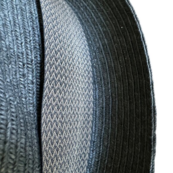 Goorin Bros Sz XL Fedora Cap Hat Banded Black Derby Dapper Retro Paper Clean 22" - Picture 12 of 16